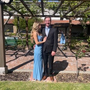 Azazie Kalea Steel Blue - Custom Size see description!